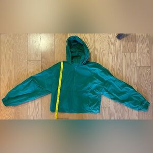 Oysho Bright Green Technical Windbreaker S